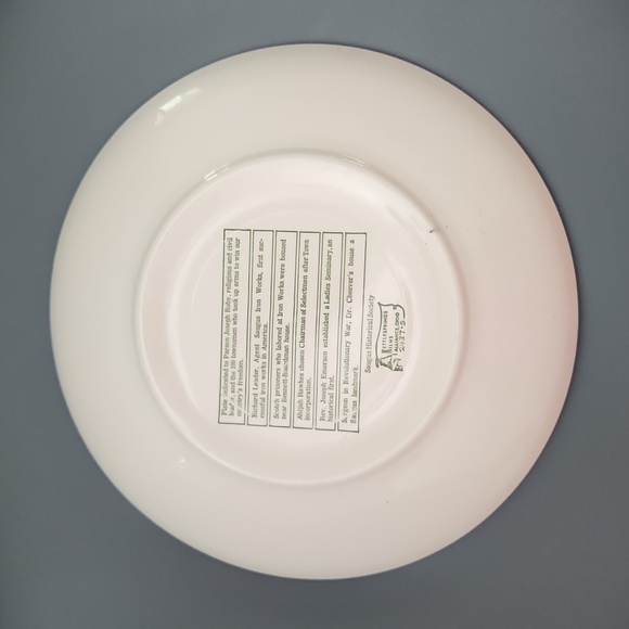 Kettlesprings Kilns Saugus Historical Society Bicentennial Collector's Plate - Picture 4 of 6